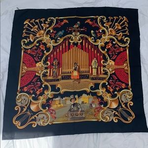 Hermès Music Pattern Silk Scarf